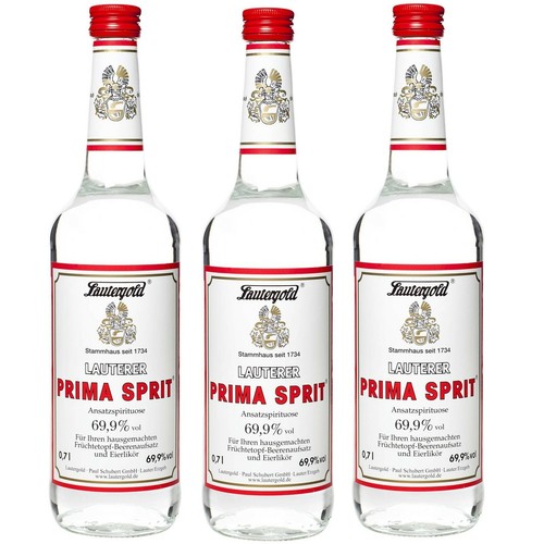 Liter primasprit vol - liter,