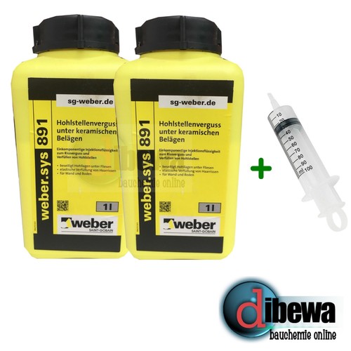2x1 liter weber sys 891 - liter, weber.sys