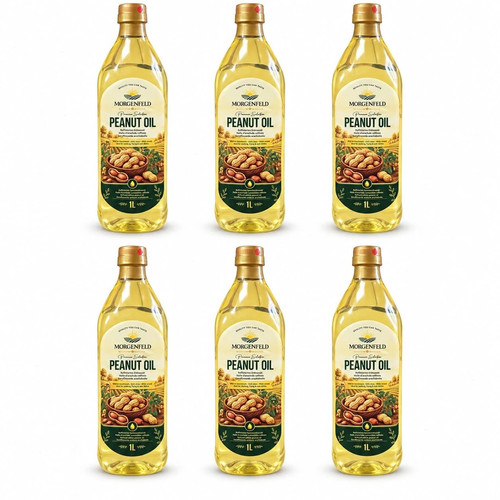 Liter reines erdnussöl - 6x,