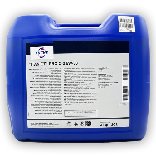 20l liter fuchs titan - liter, pro